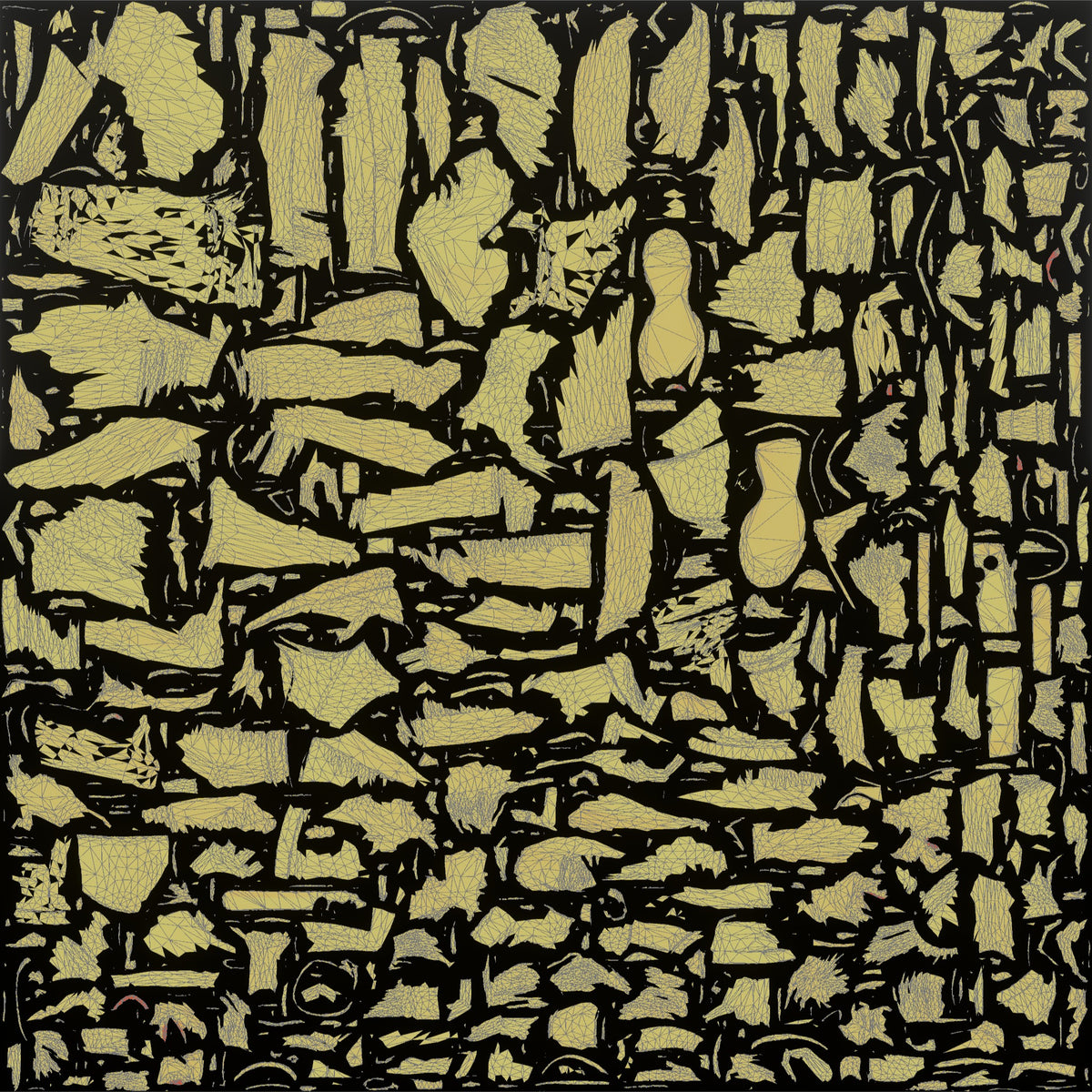 Nail Technician Man Holding A Nail File And Buffer - UV layout, metallic roughness map