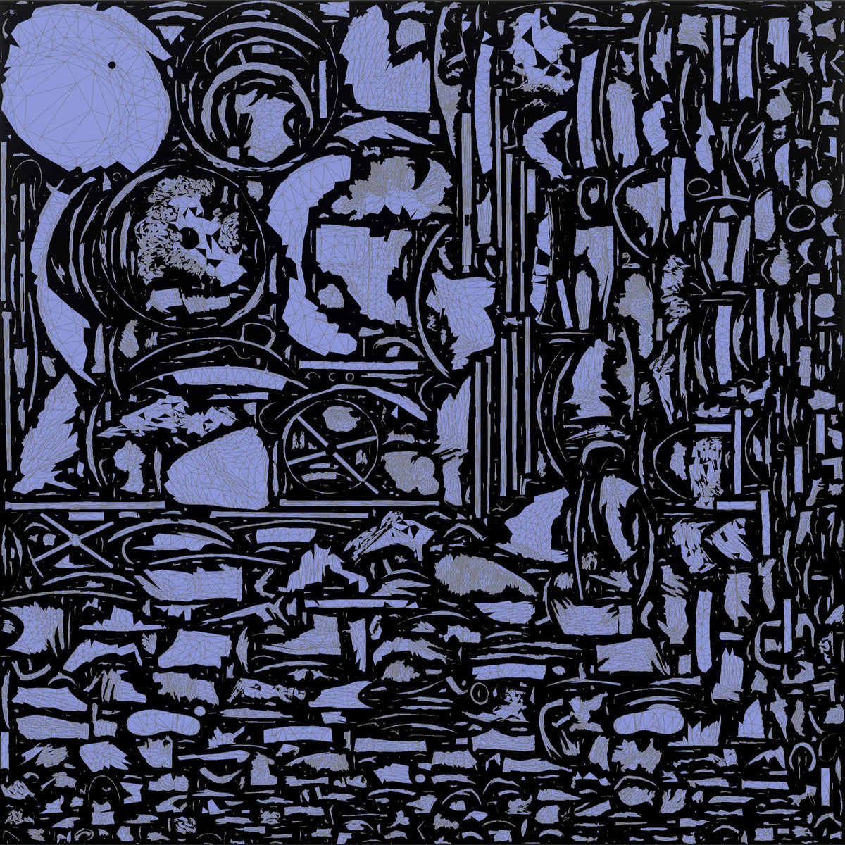 Chef Checking a Paella Pan - UV layout, normal map