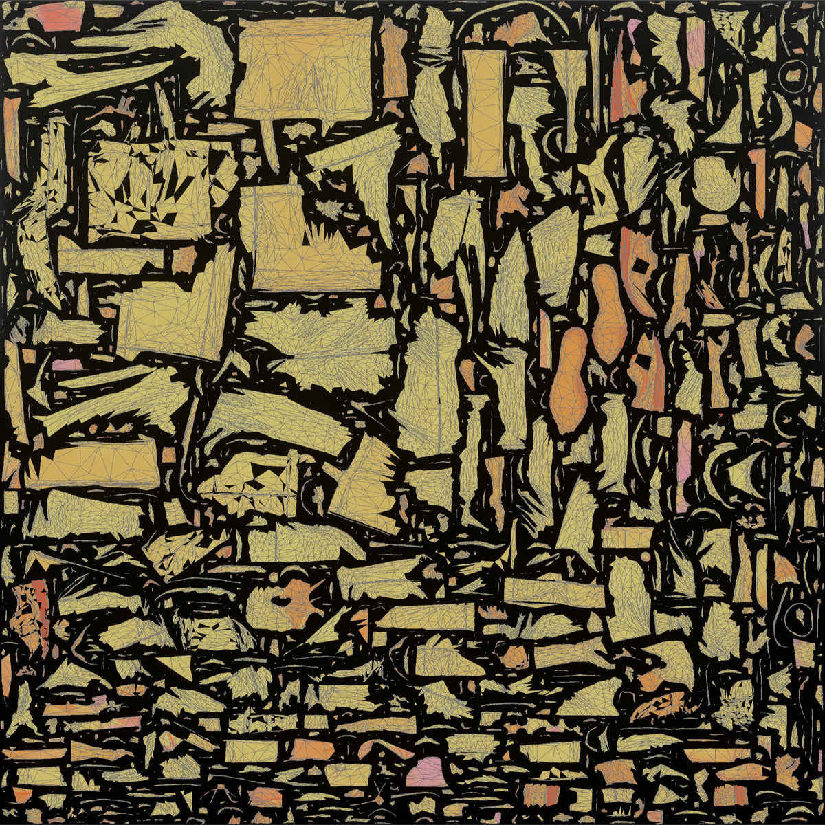 Father Carrying Two Grocery Bags, One In Each Hand - UV layout, metallic roughness map