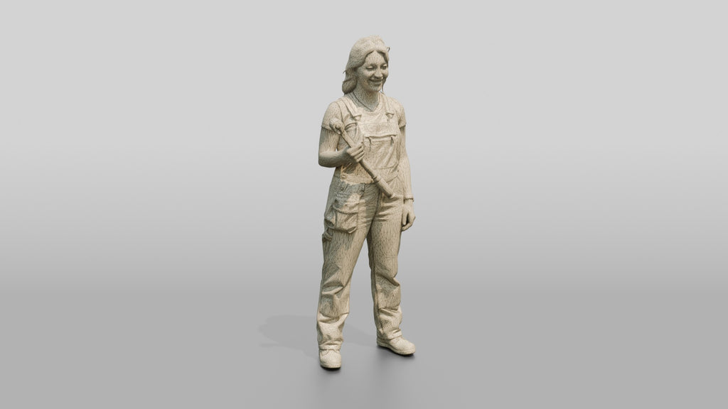 Mechanic Holding a Torque Wrench