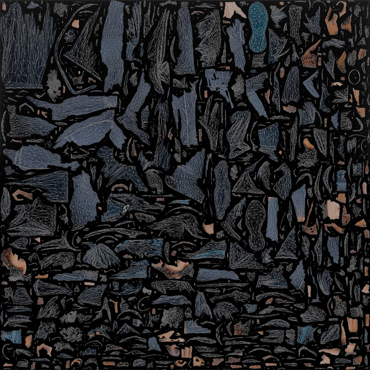 Caribbean Man Jogging in Black Raincoat - UV layout, base color map