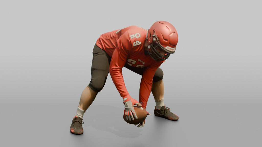 Long Snapper Firing the Ball Back