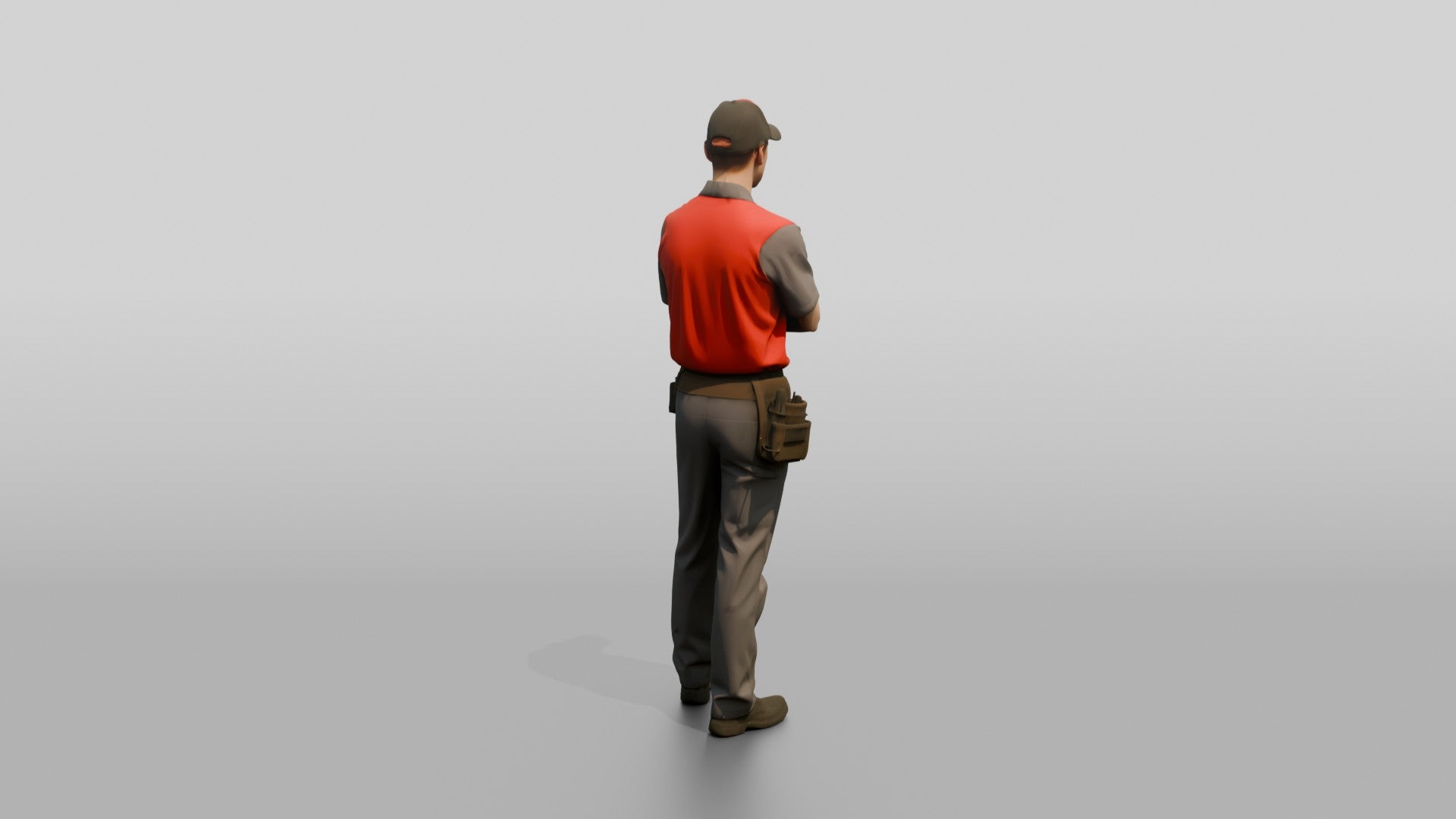 Service Technician with Tool Belt