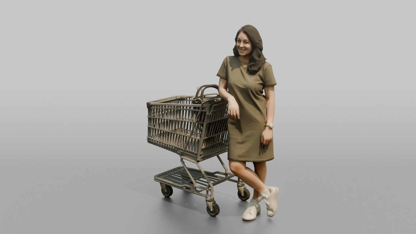 Vacationer Wearing Casual T Shirt Dress And Sneakers