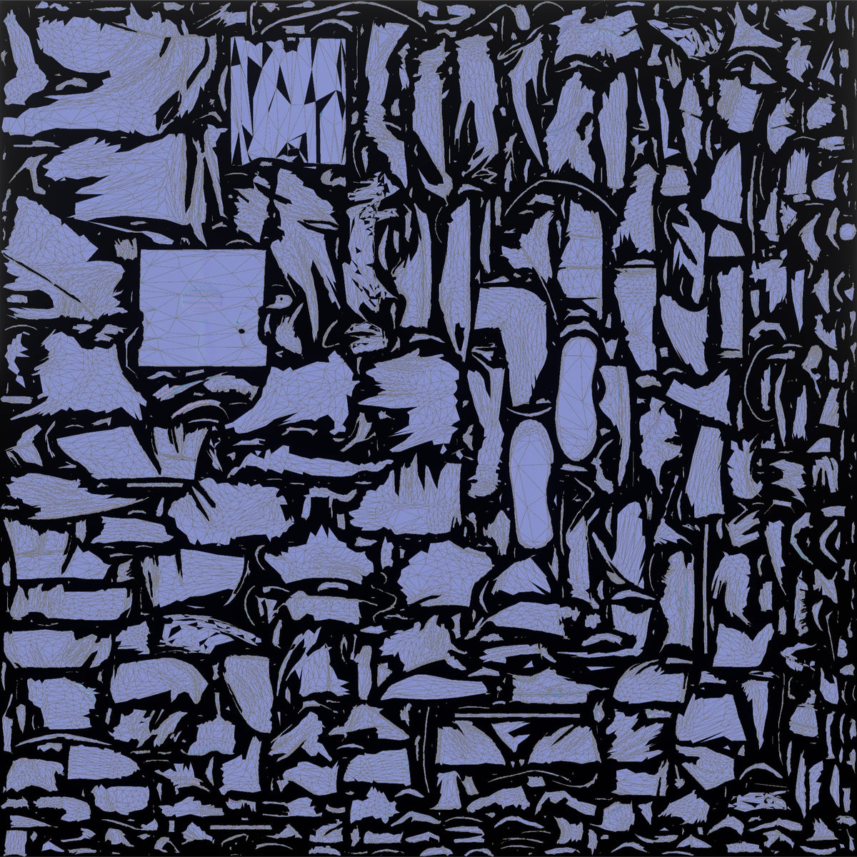 Club DJ Man Holding A Vinyl Record - UV layout, normal map