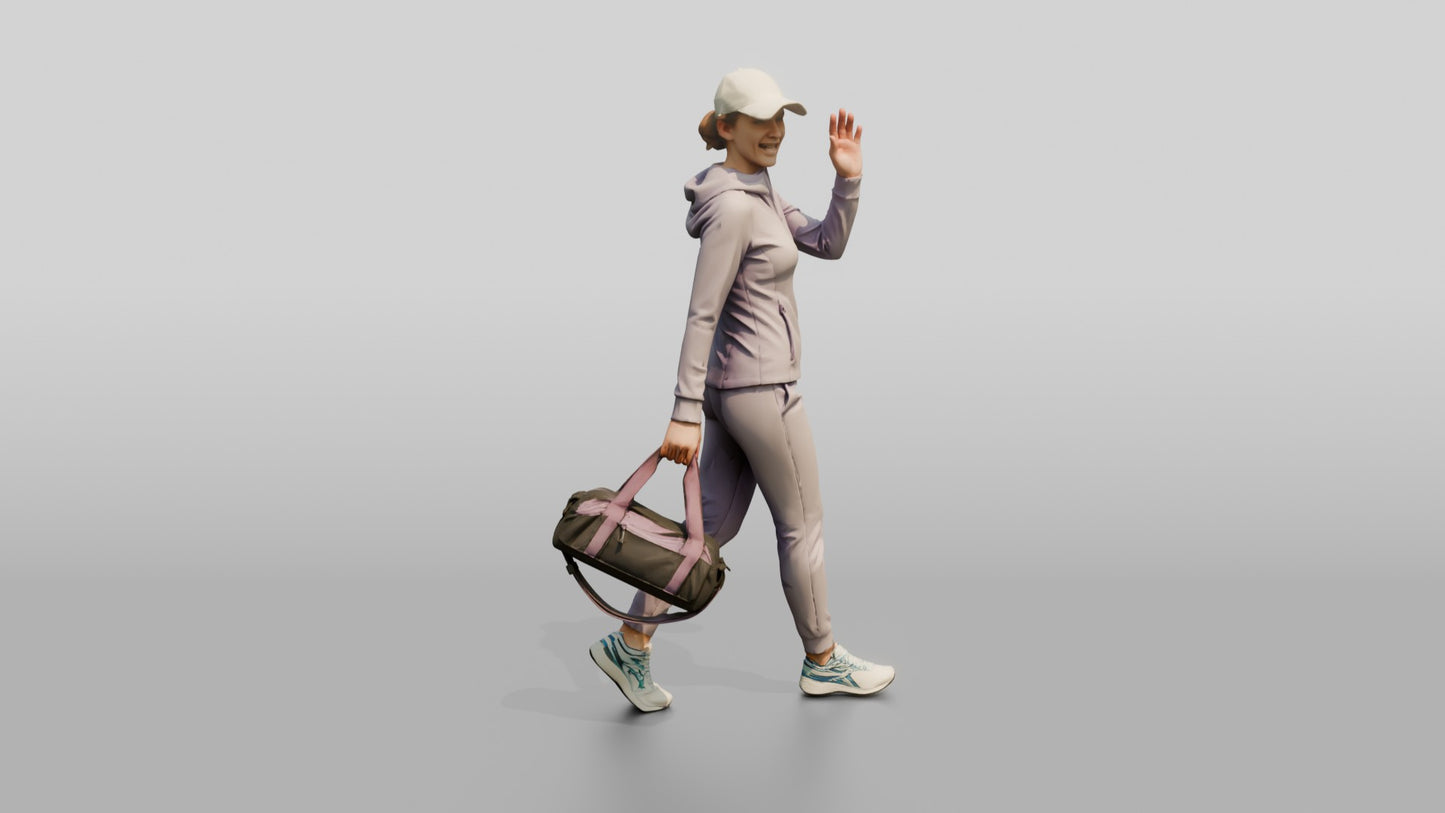 Sporty Athleisure Woman 06