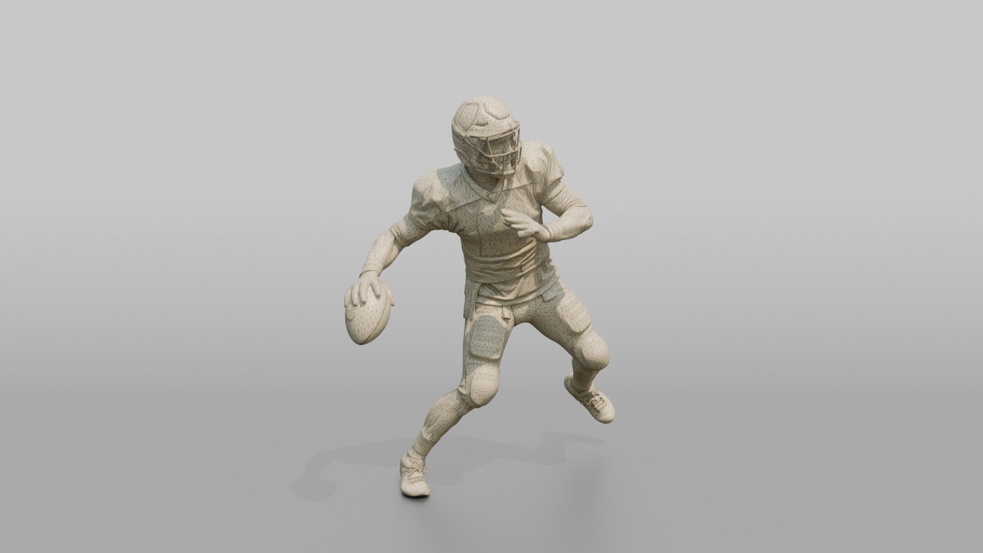 Quarterback Releasing a Sidearm Pass