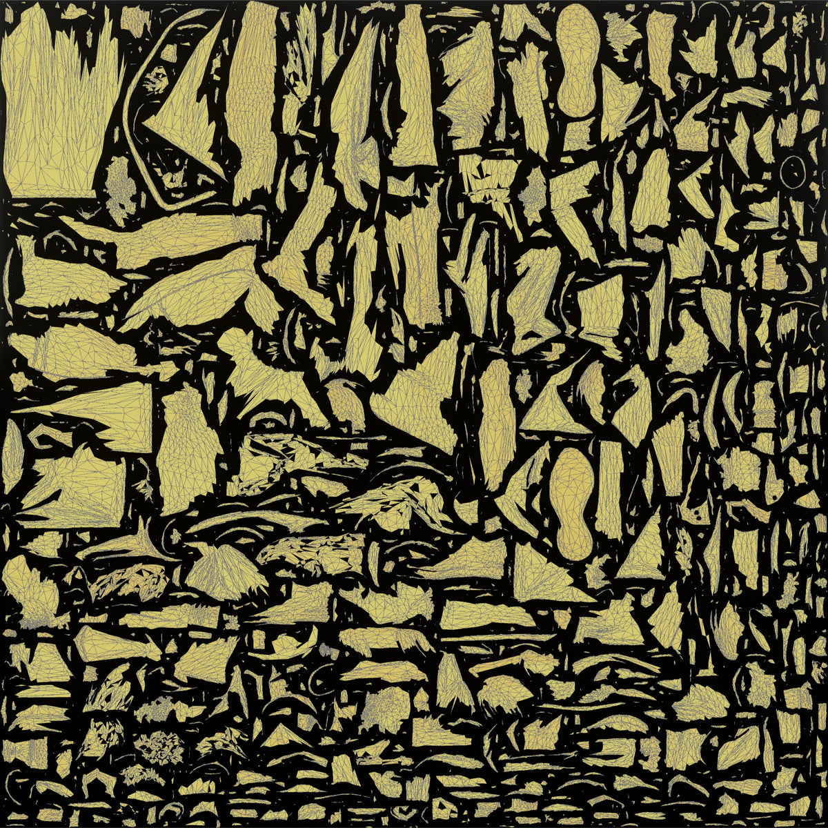 Caribbean Man Jogging in Black Raincoat - UV layout, metallic roughness map