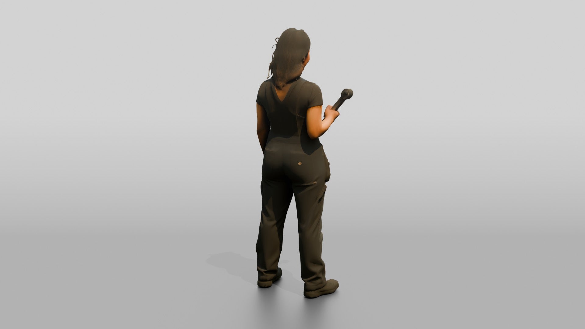 Mechanic Holding a Torque Wrench