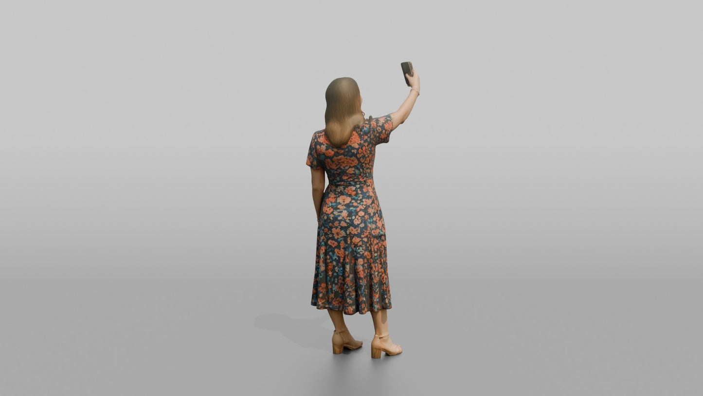 Wedding Guest Taking a Smartphone Photo