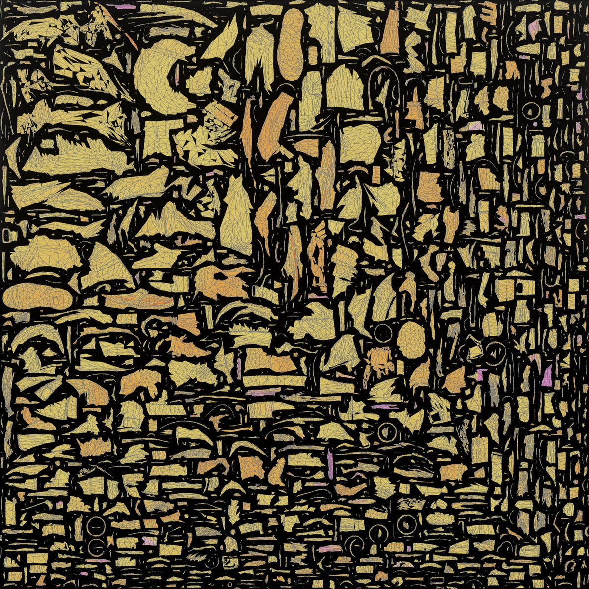 Construction Worker Man 89 - UV layout, metallic roughness map