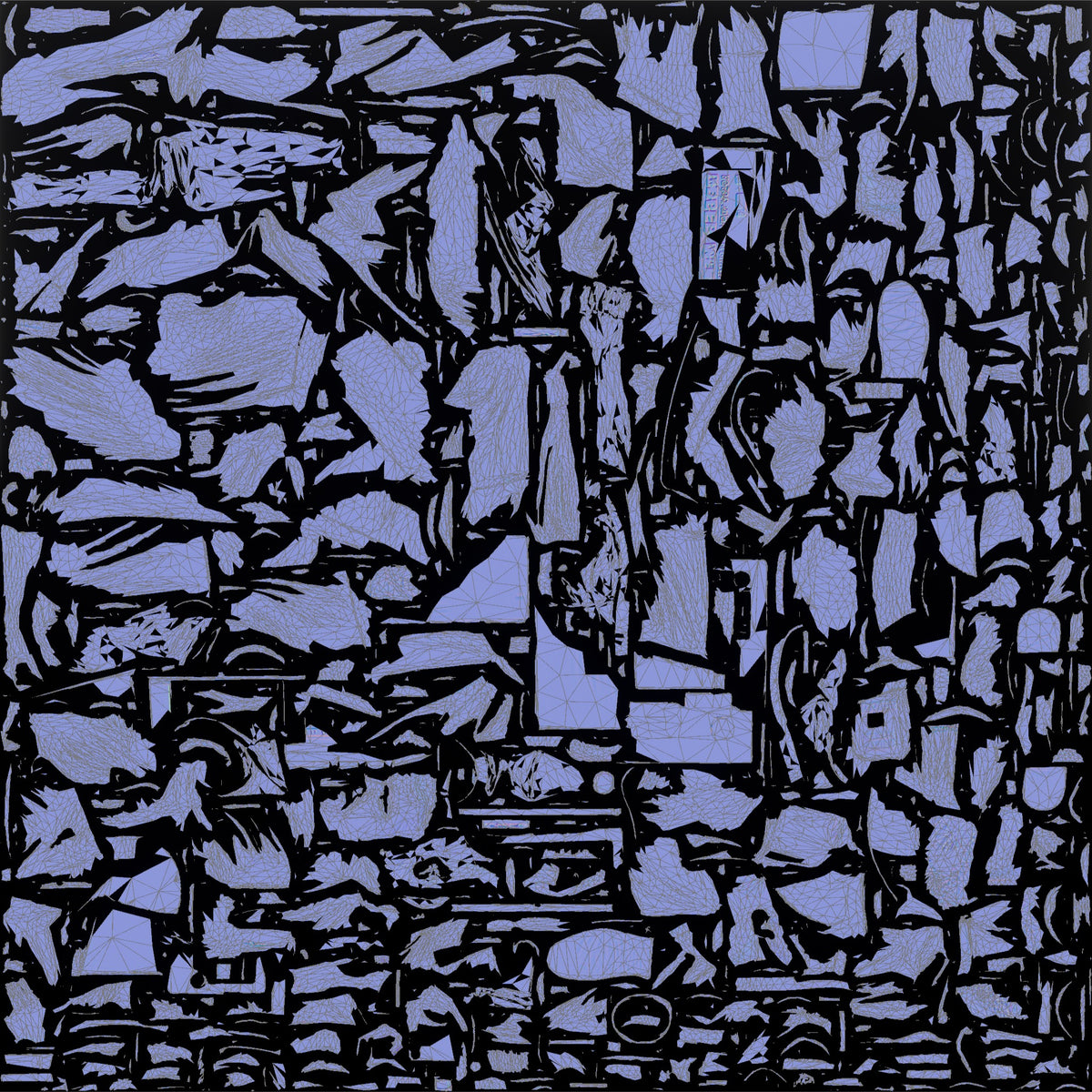 Mechanic Carrying a Car Battery - UV layout, normal map