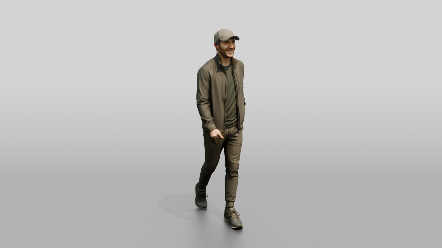 Sporty Athleisure Man 03
