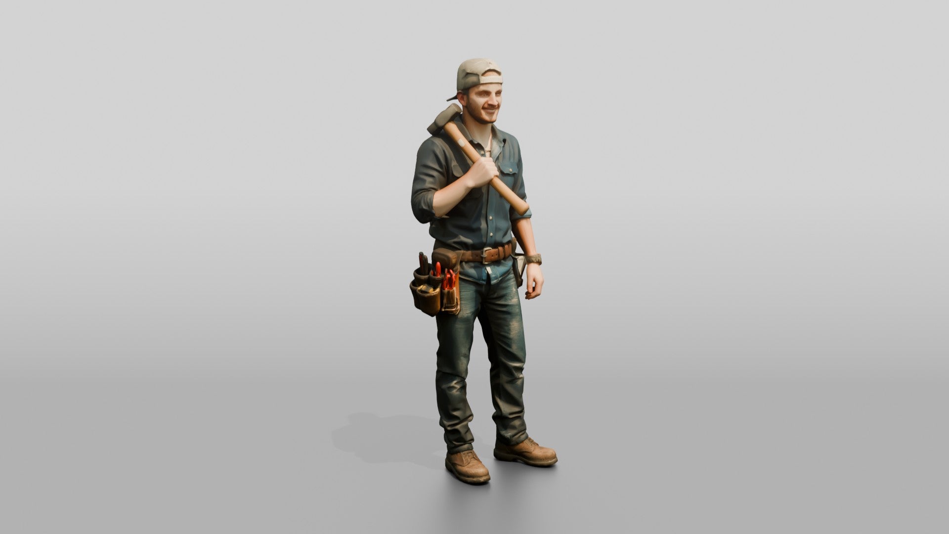 Construction Worker Man 86