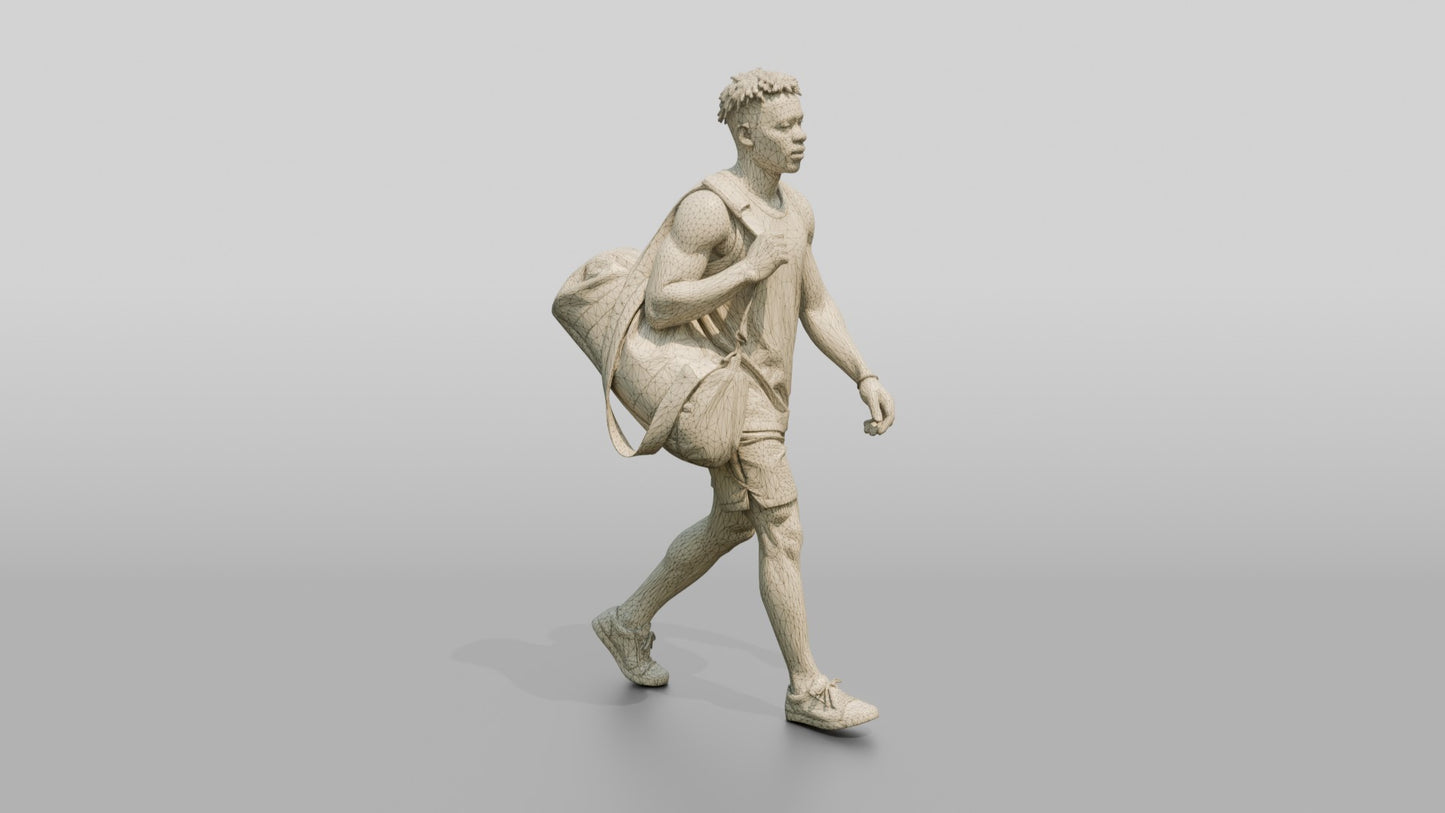 West African Male Walking