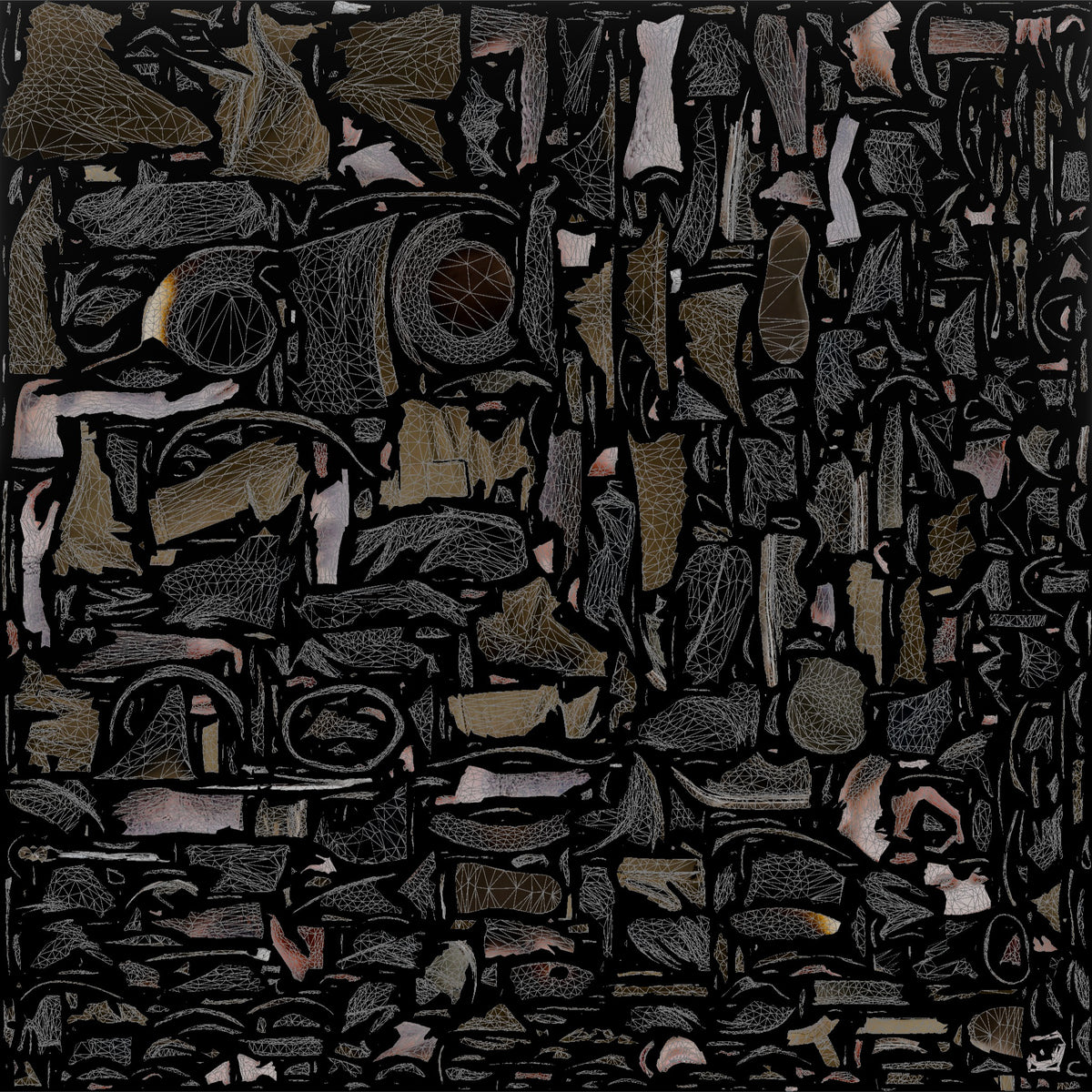 Line Cook Flipping a Pancake - UV layout, base color map