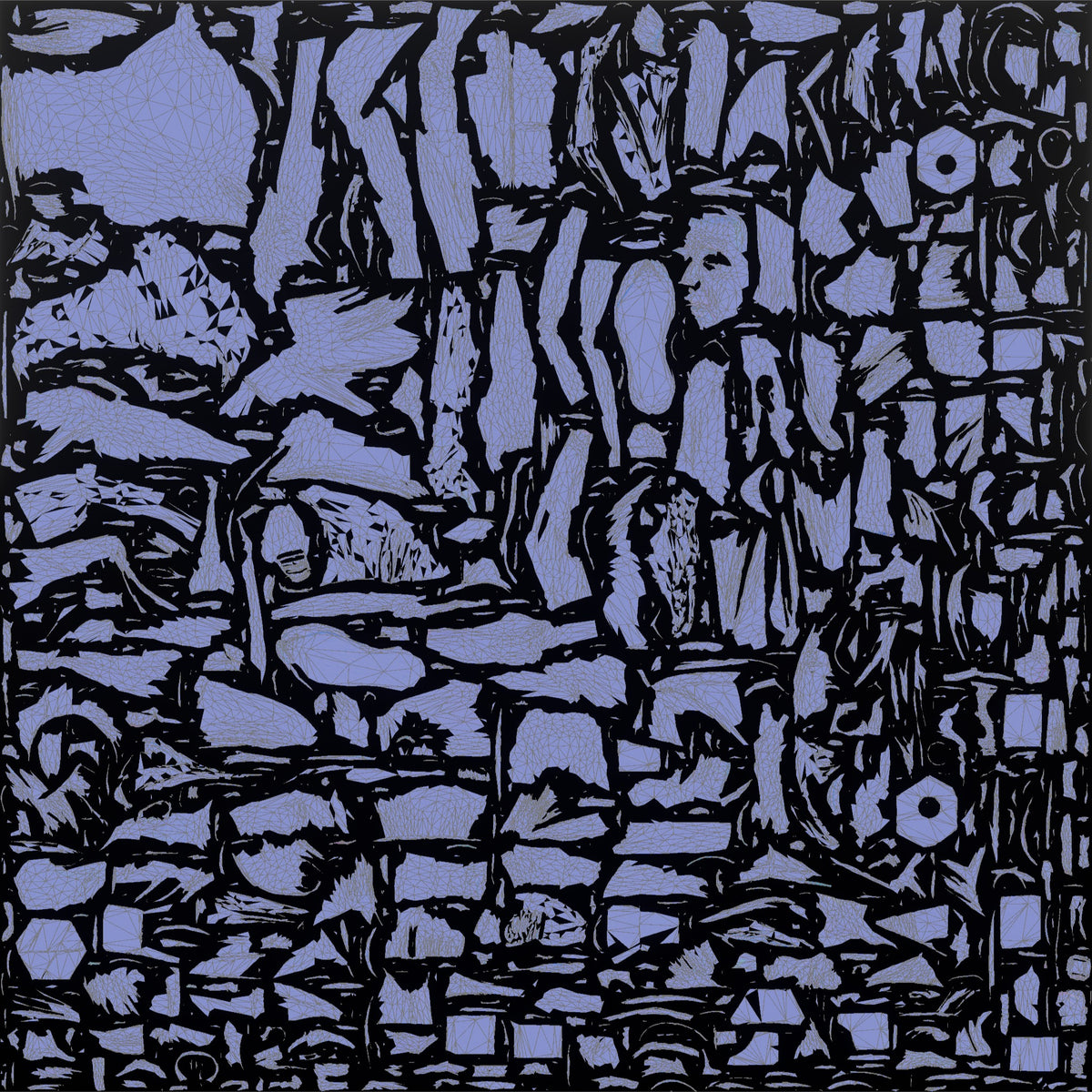 Weightlifter Man Performing A Bent-over Dumbbell Row - UV layout, normal map