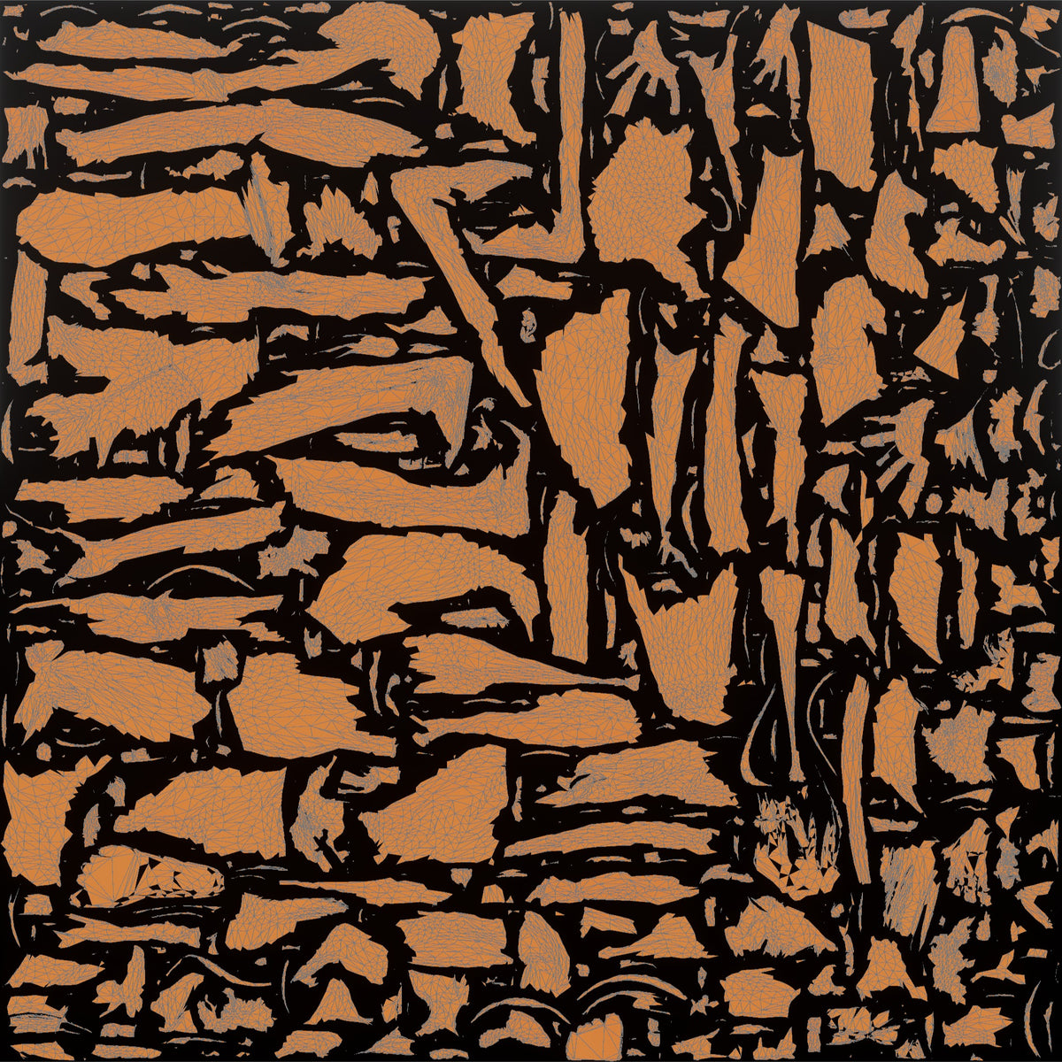 Cardio Athlete Man In A Starting Sprinter's Crouch - UV layout, metallic roughness map