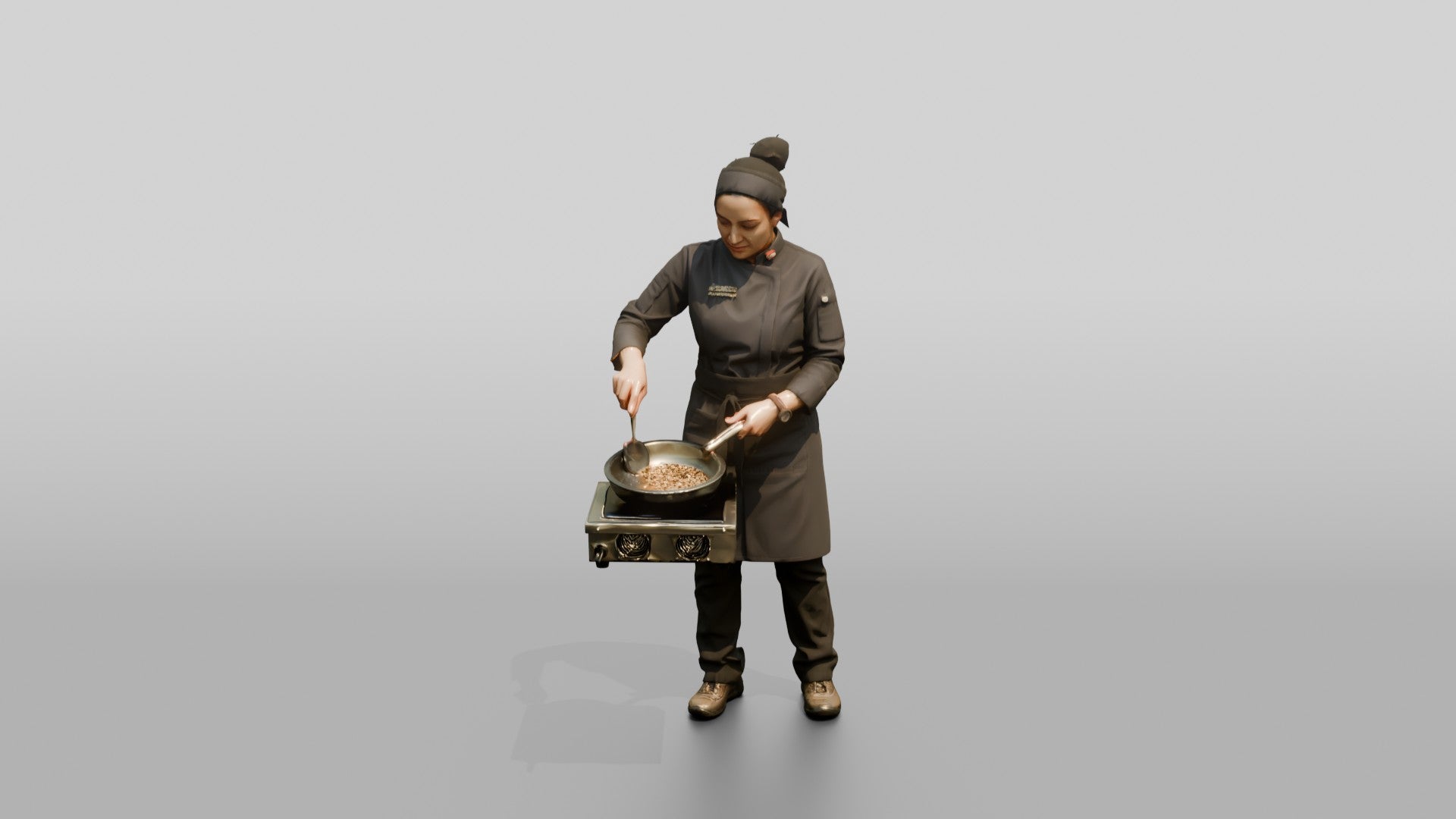 Chef Roasting Whole Spices