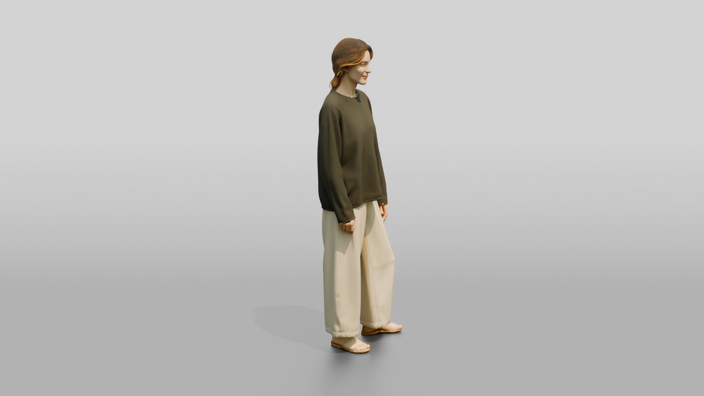 Cozy Oversized Casual Woman 13