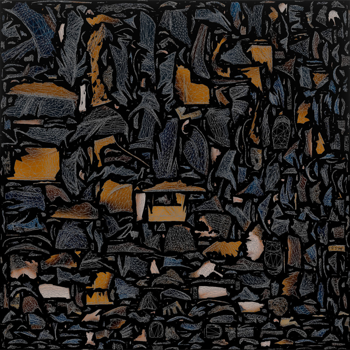 Worker in Canvas Apron - UV layout, base color map