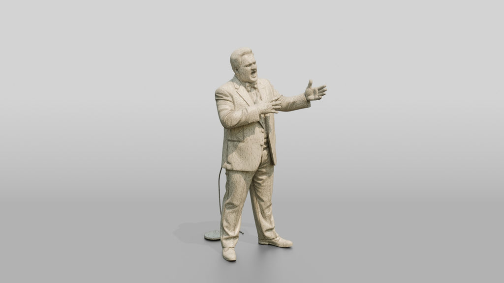 Opera Singer Belting with Hand on Chest