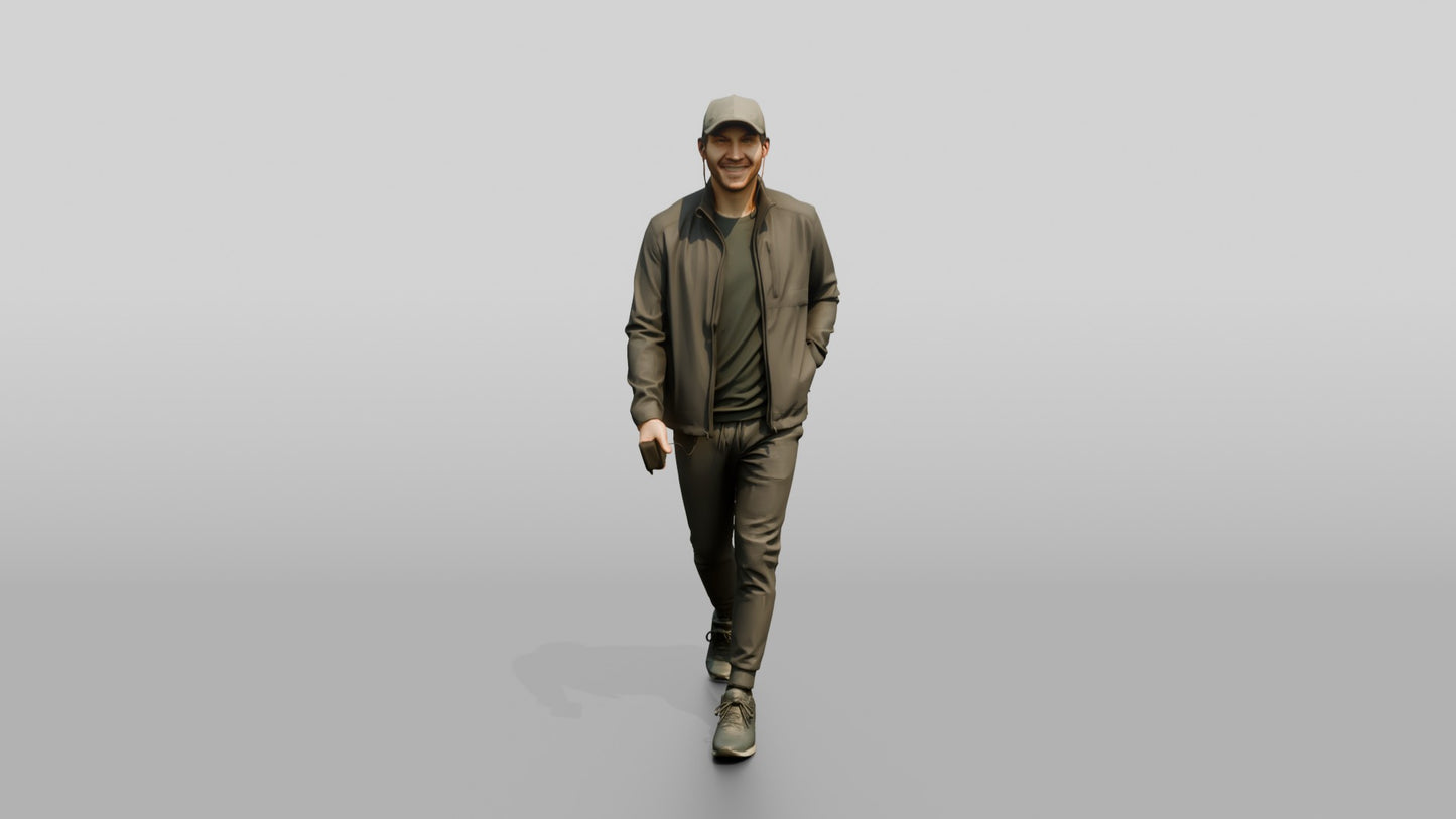 Sporty Athleisure Man 03