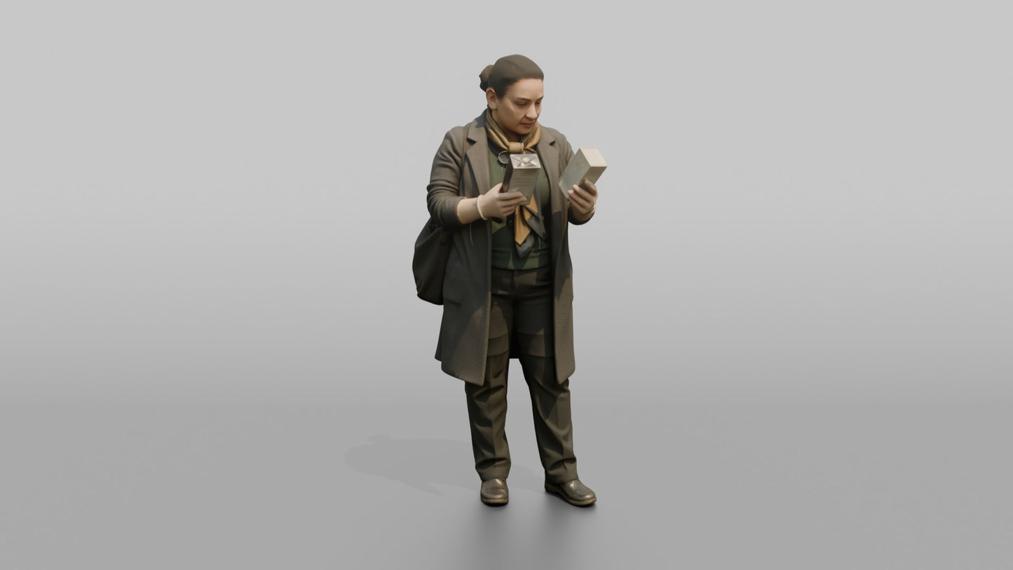 Vacationer Wearing Stylish Long Cardigan And Pants