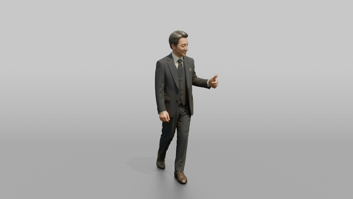 Wedding Guest Giving a Confident Thumbs-Up