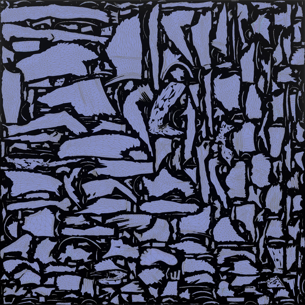Fitness Influencer Woman Mid Lunge, Twisting Slightly - UV layout, normal map