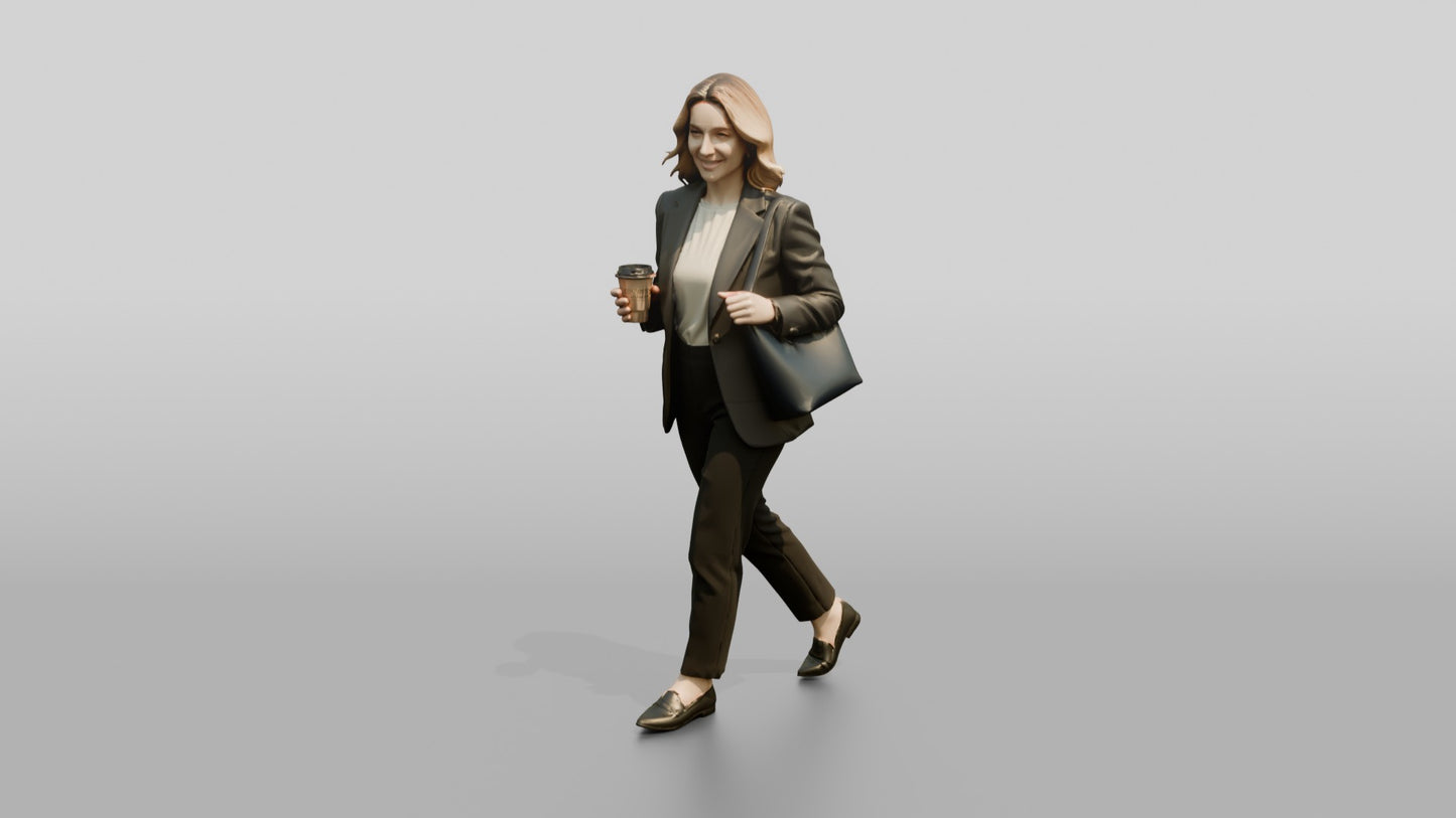 Businesswoman Celebrating a Win