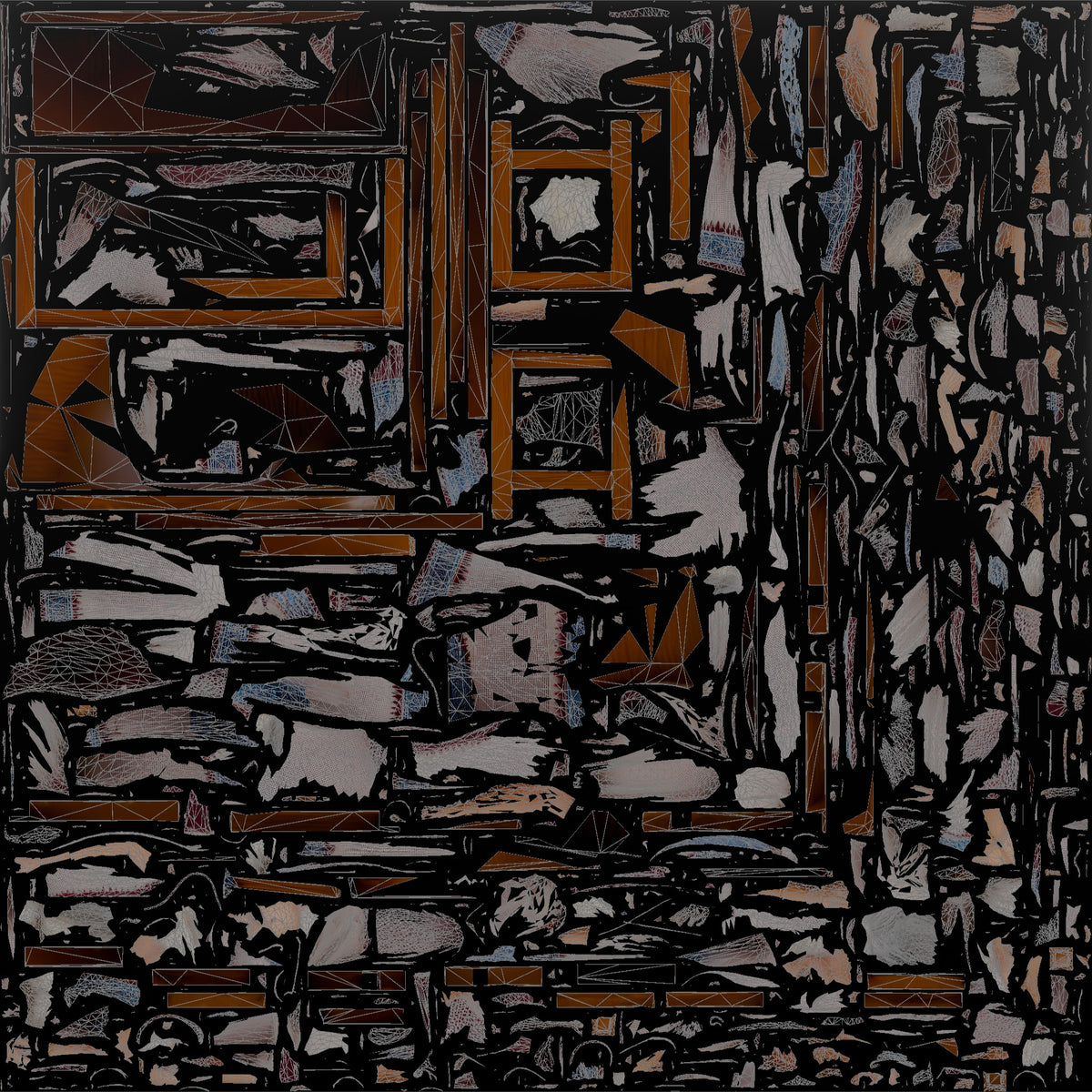 Woman Customer Sitting On A Bench - UV layout, base color map