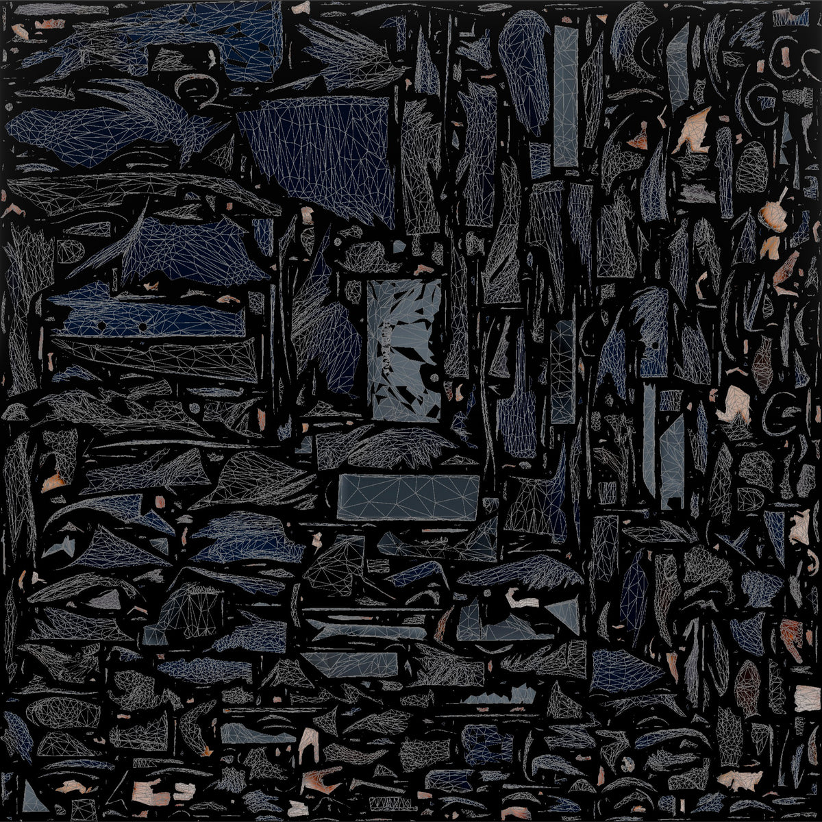 Man Checking His Watch in Winter Coat - UV layout, base color map