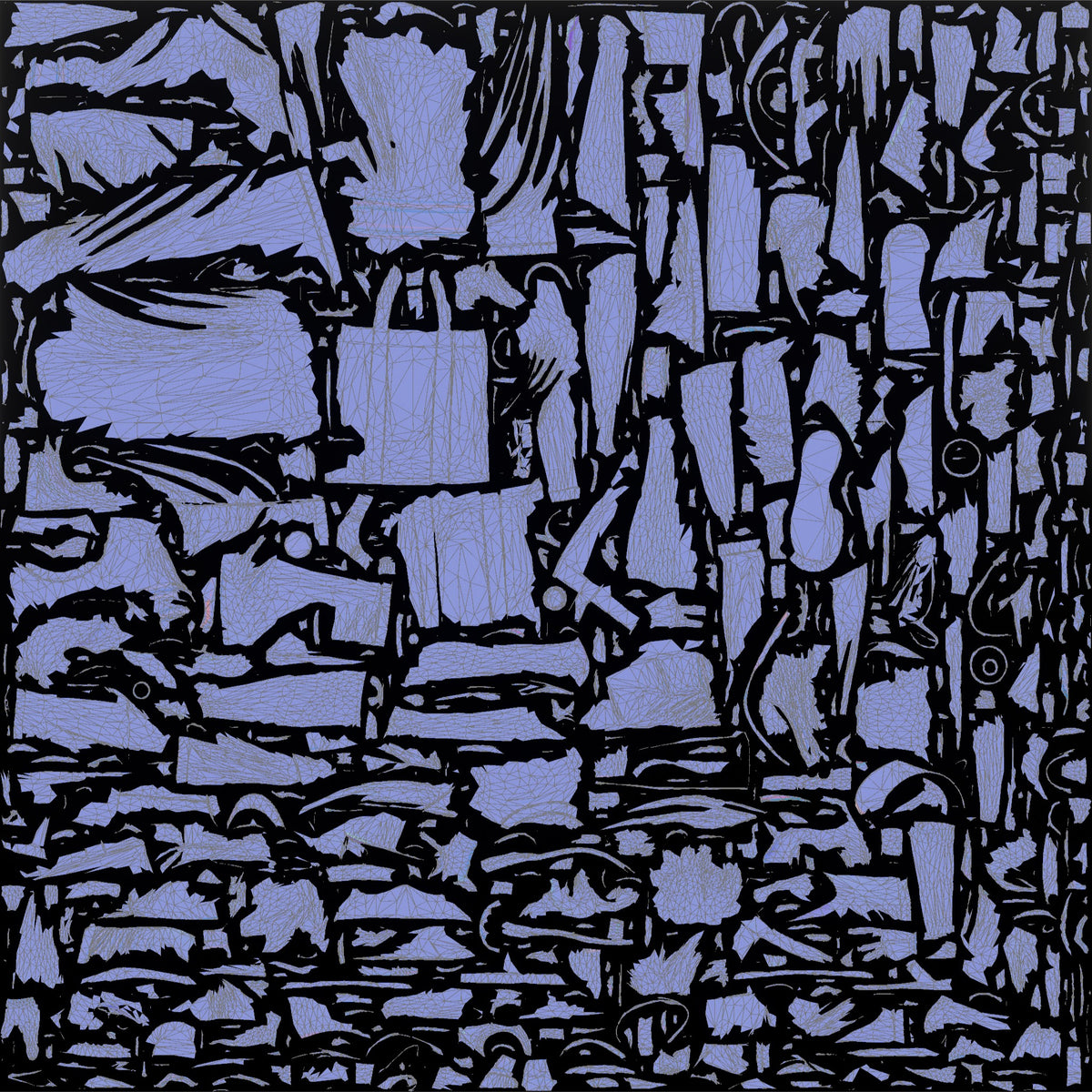 Plus-Size Young Iraqi Man Holding a Water Bottle - UV layout, normal map
