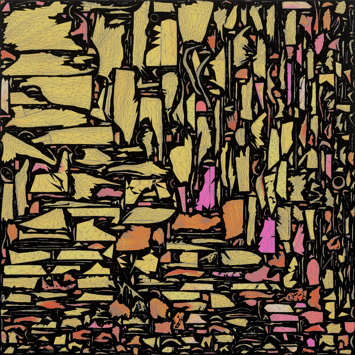 Woman Adjusting Silk Scarf While Walking - UV layout, metallic roughness map