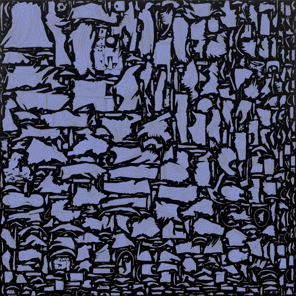 Door Staff Man Holding A Two-way Radio To The Mouth - UV layout, normal map