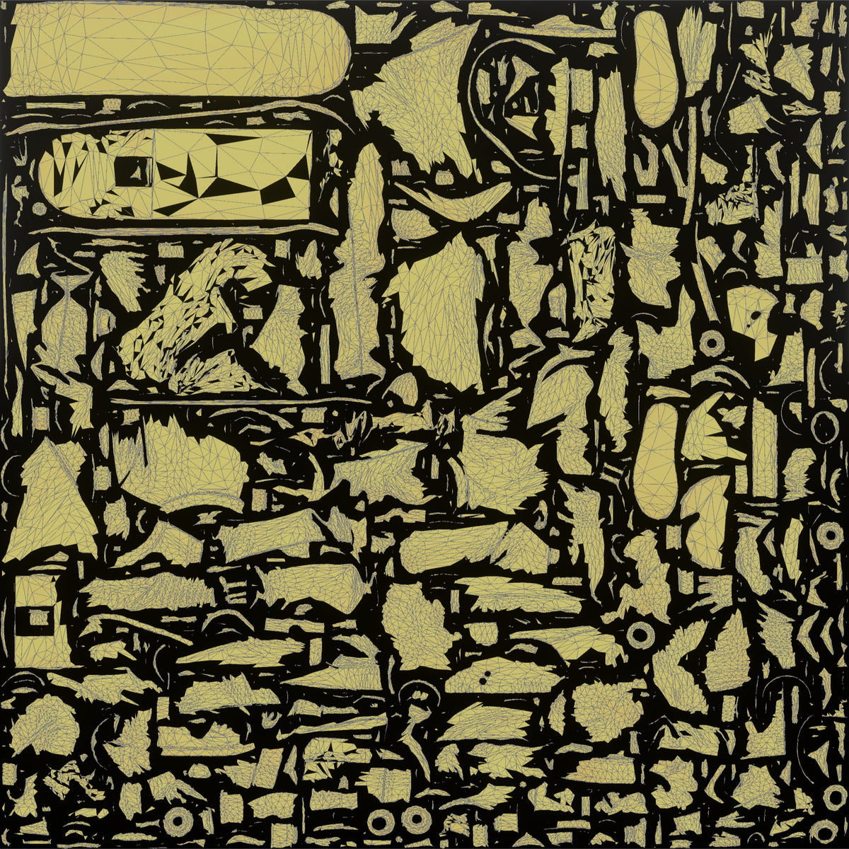 Son Holding A Skateboard Upright At His Side - UV layout, metallic roughness map