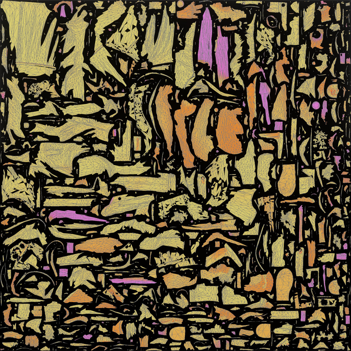 Mechanic Holding a Chrome Muffler - UV layout, metallic roughness map