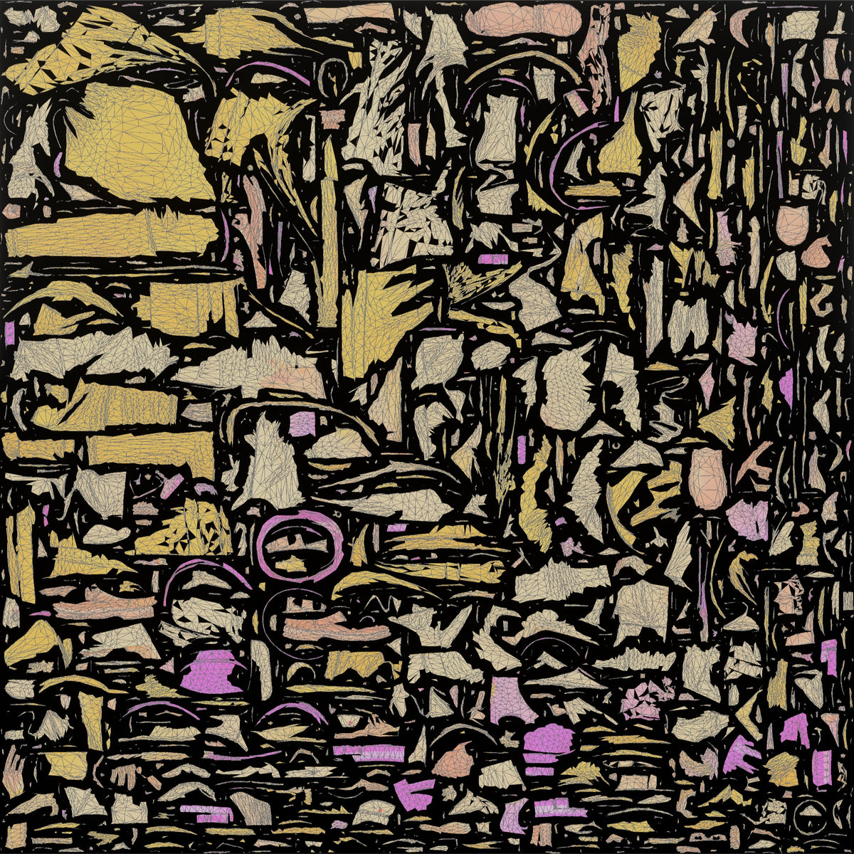 Construction Worker Man 06 - UV layout, metallic roughness map
