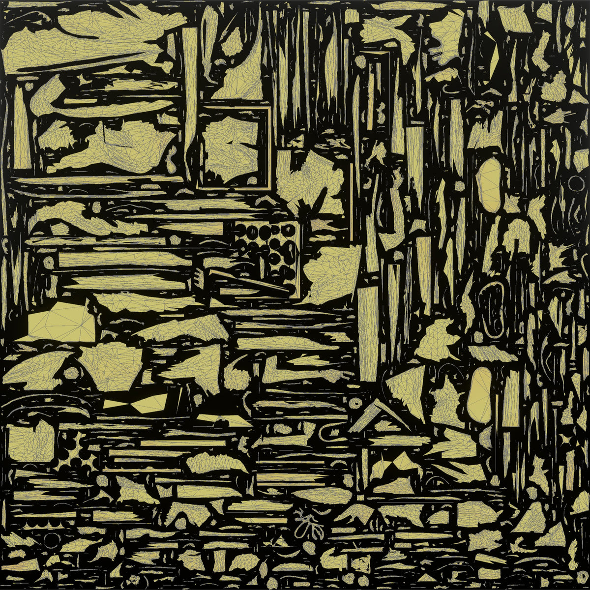 Grandmother Holding A Tray Of Freshly Baked Cookies - UV layout, metallic roughness map