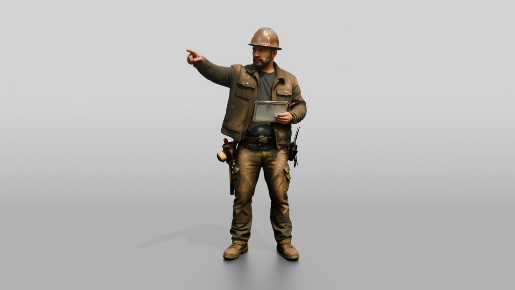 Construction Worker Man 80