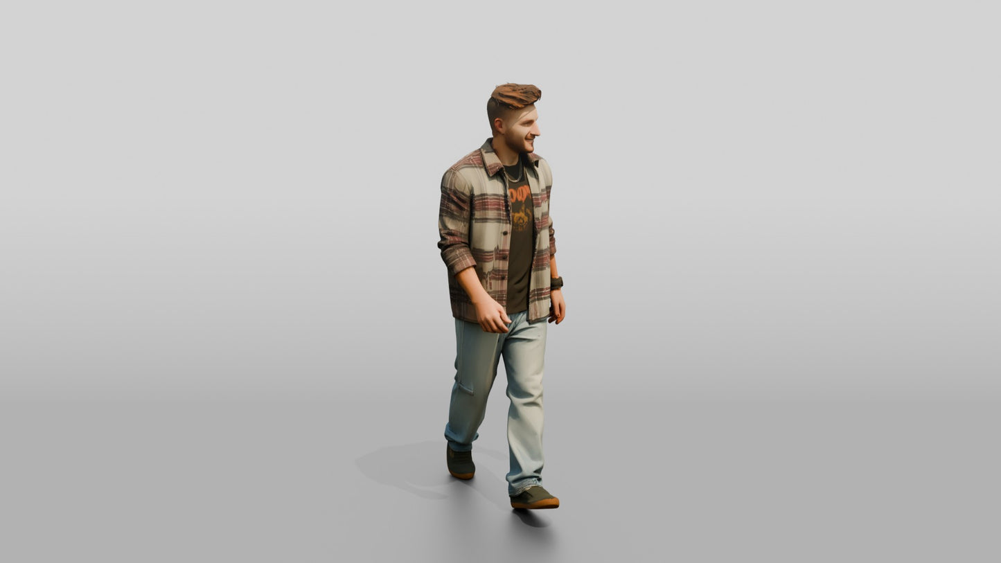 Grunge Skater Man 09