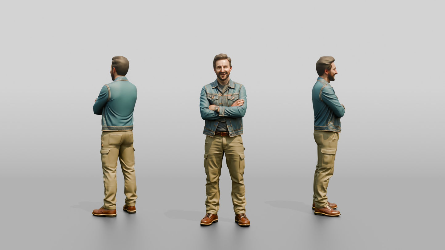 Denim Workwear Man 07