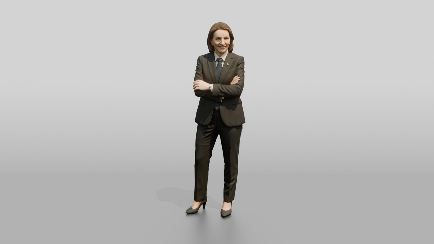 Confident Businesswoman with Arms Crossed