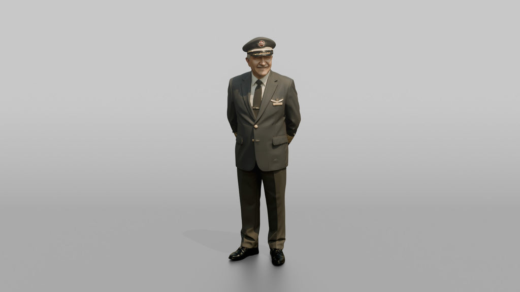 Caucasian Co-Pilot Carrying a Flight Bag