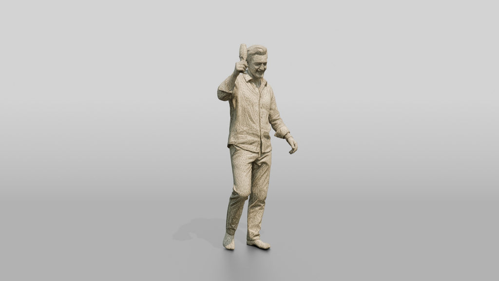 Older Man Dancing with a Drink