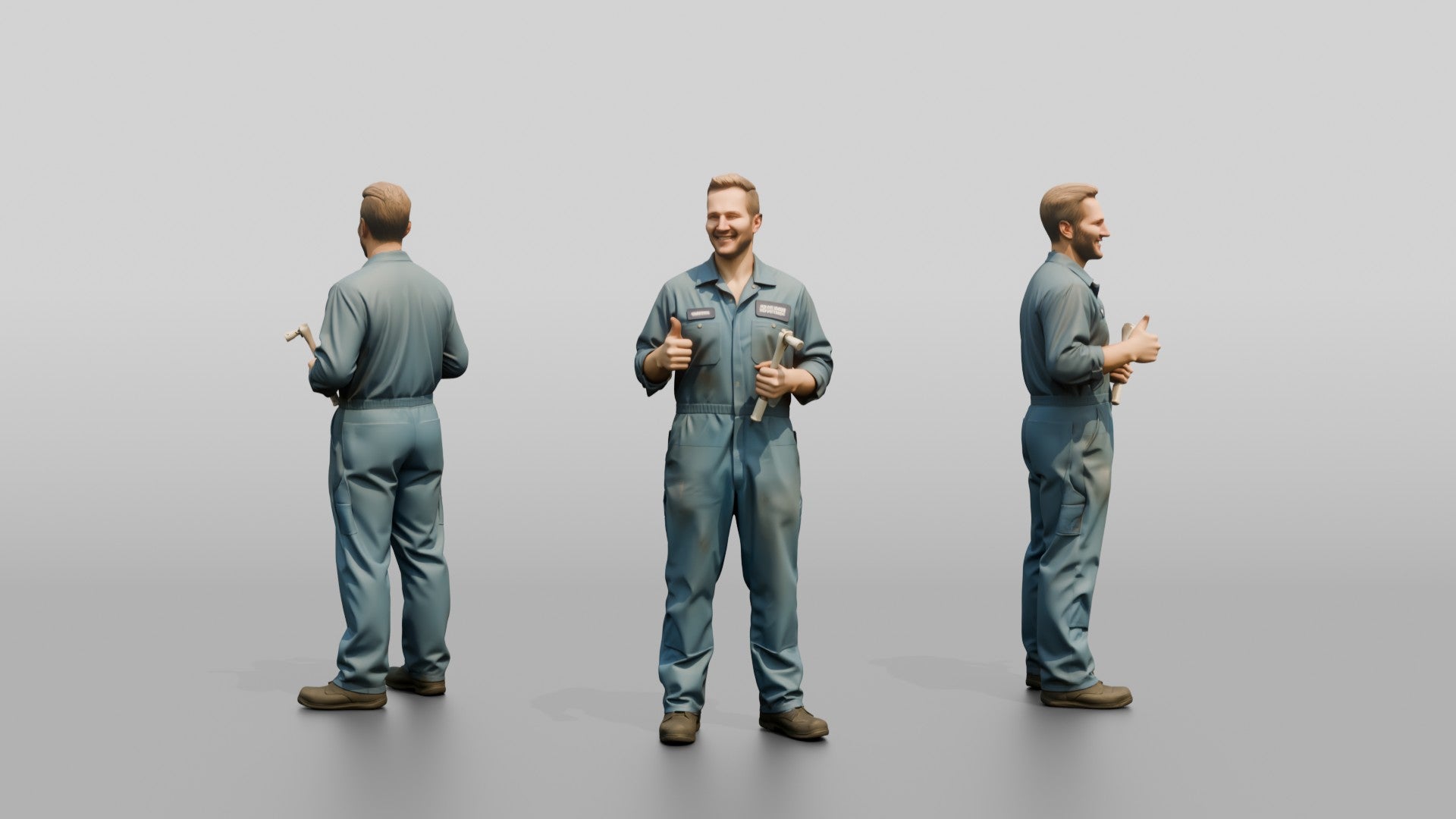 Mechanic Giving a Thumbs-Up