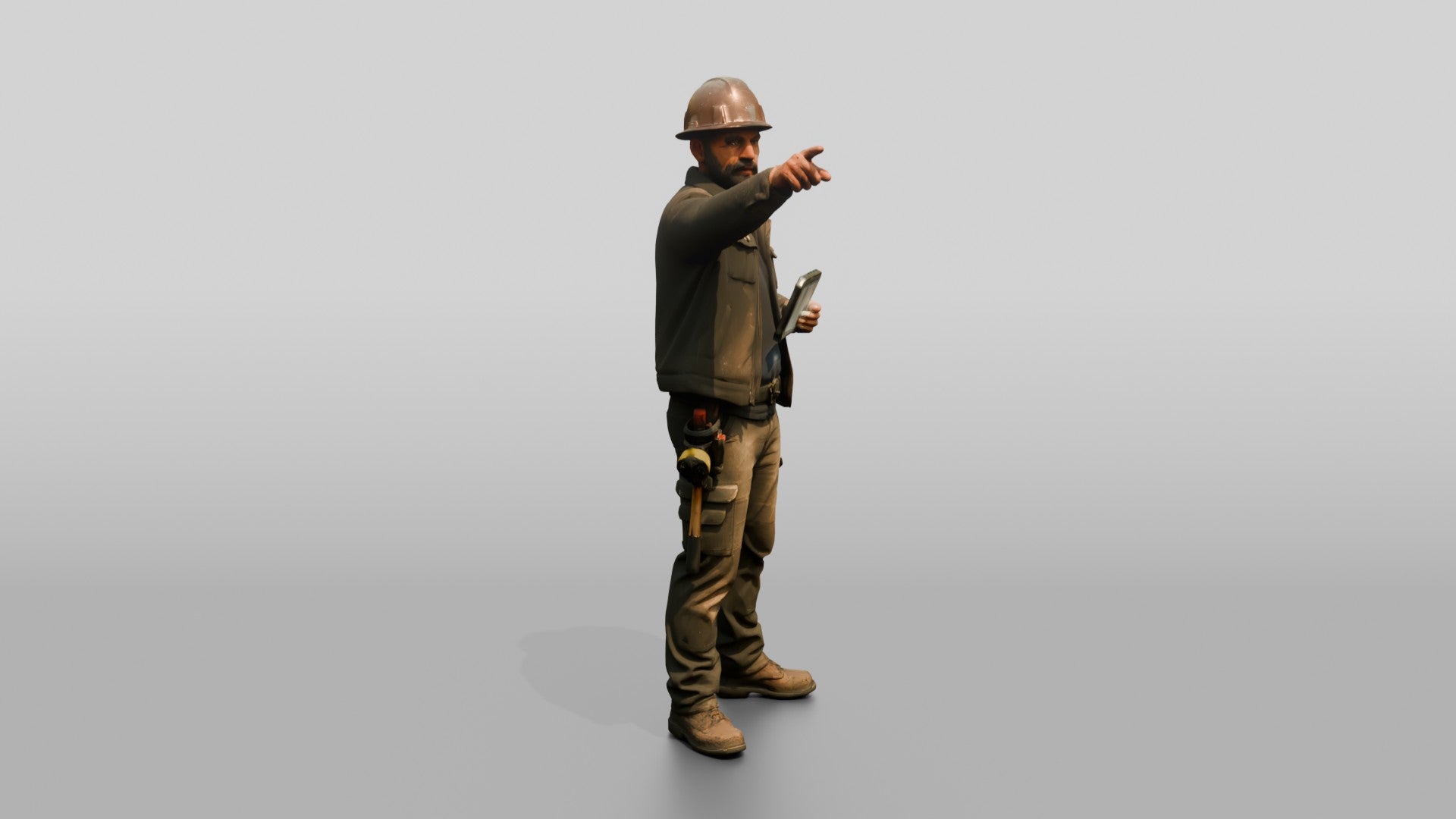 Construction Worker Man 80