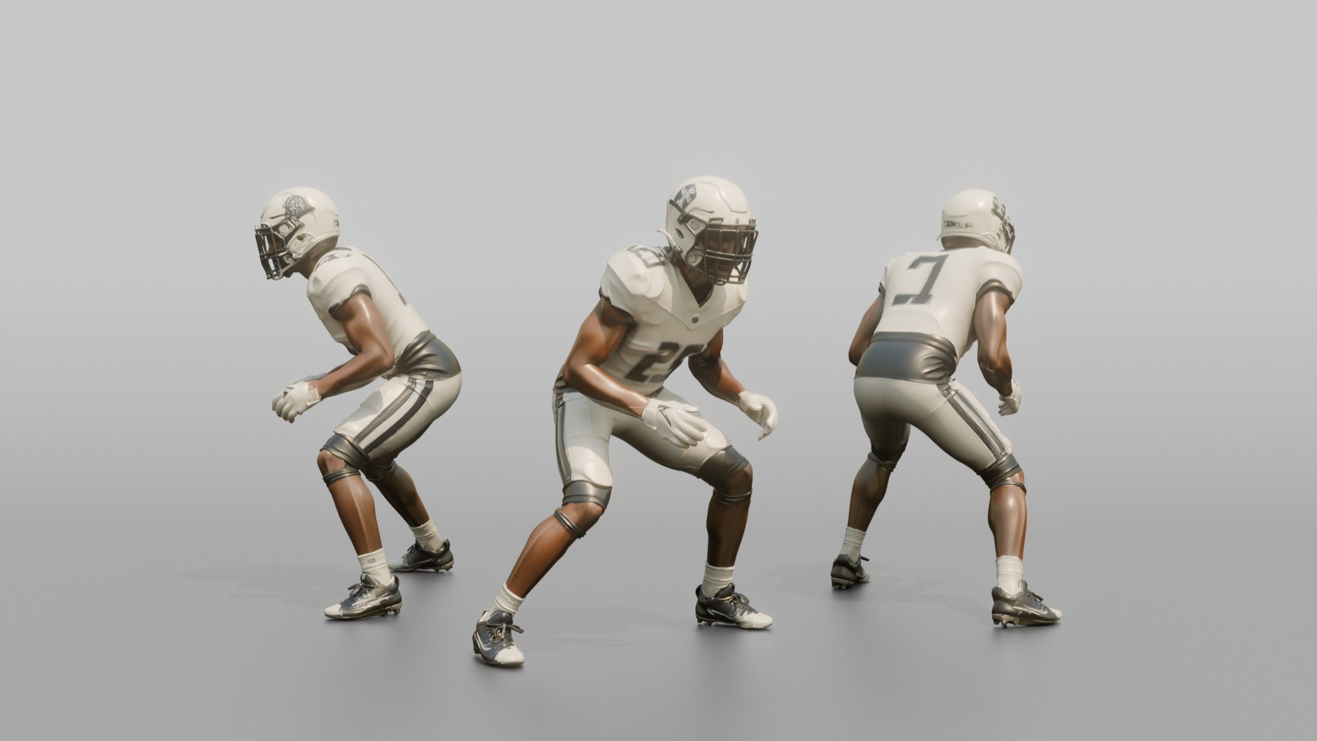 Cornerback in Press Coverage Stance