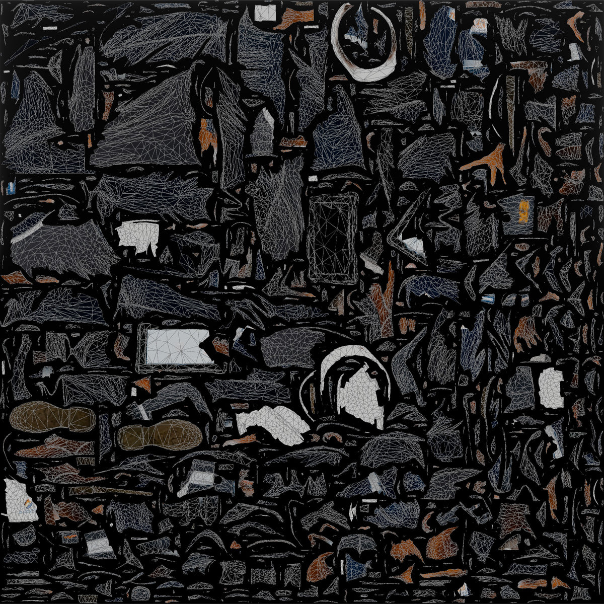 Construction Worker Man 94 - UV layout, base color map